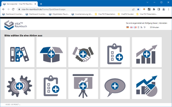 Bündelung von Dienstleistungen im Shared Service Center/Serviceportal