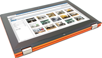 Vorinstallierte CAFM-Software auf Notebook oder Tablet